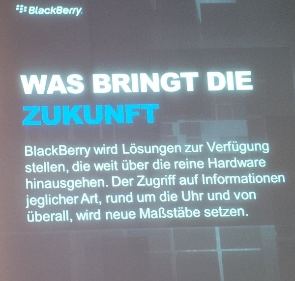 Eindrücke von der BlackBerry Experience in Köln