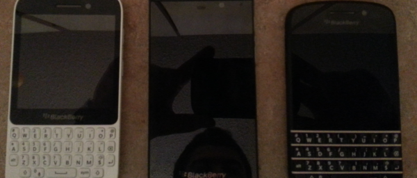 Weiters Bild der BlackBerry 10 N-Series, L-Series und ?-Series
