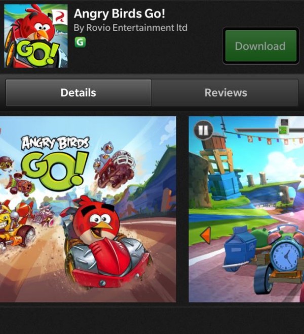 Angry Birds Go! für BlackBerry 10 –  Bergabrennen auf Piggy Island