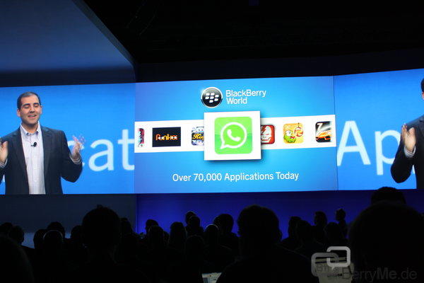 Skype, WhatsApp, Facebook, Twitter, Foursquare und viele weitere Apps in Kürze für BlackBerry10 verfügbar
