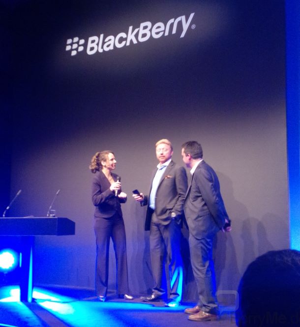 BlackBerry 10 Launch Deutschland Boris Becker