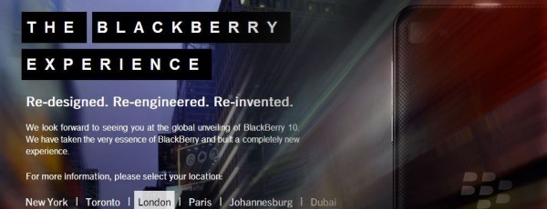 BlackBerry 10 Launch-Event wird live via Webcast übertragen