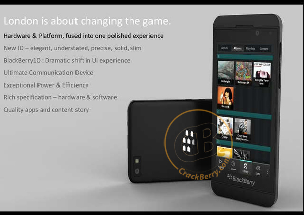 BlackBerry London – Das erste BlackBerry 10 Superphone?