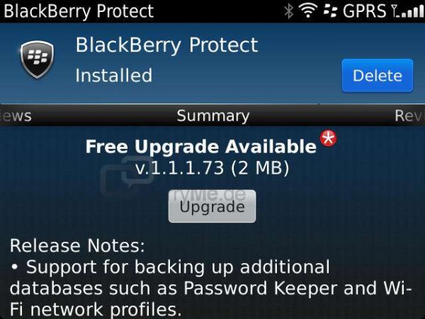BlackBerry Protect Update für OS 5,6,7 Geräte verfügbar