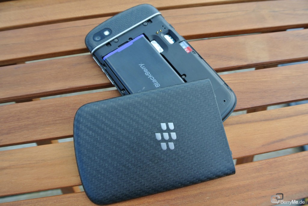 BlackBerry Q10 Akku und Akkudeckel