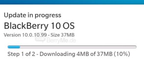BlackBerry Z10 OS Update 10.0.10.99