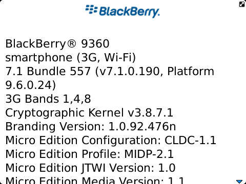 Leaked: BlackBerry Curve 9360 OS 7.1.0.190 inoffiziell verfügbar, inklusive FM-Radio