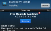 BlackBerry Bridge Update behebt Fehler mit der Eingabehilfe