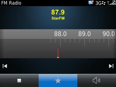 BlackBerry Curve 9360 FM-Radio