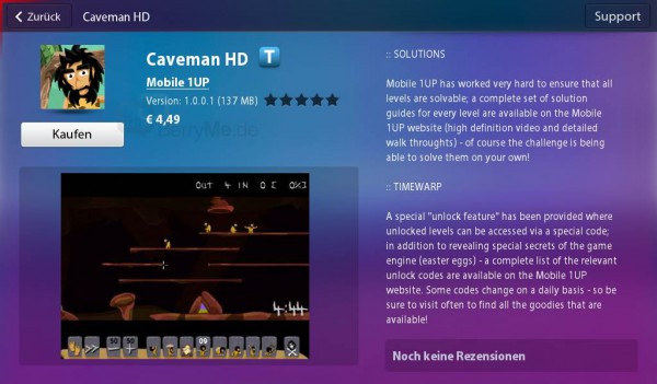 Caveman HD – Lemmings Remake für das BlackBerry PlayBook