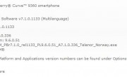 BlackBerry Curve 9360 OS 7.1.0.336 offiziell von Telenor Norway
