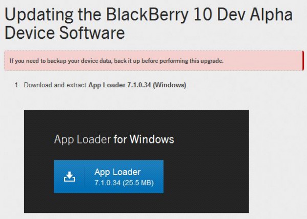 BlackBerry 10 Dev Alpha OS Update 10.0.9 (Bundle 38) enthält BlackBerry 10 Oberfläche und weitere Elemente aus BB10