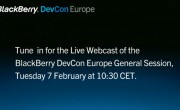 BlackBerry DevCon Europe Live Webcast am Dienstag den 07. Februar 2012
