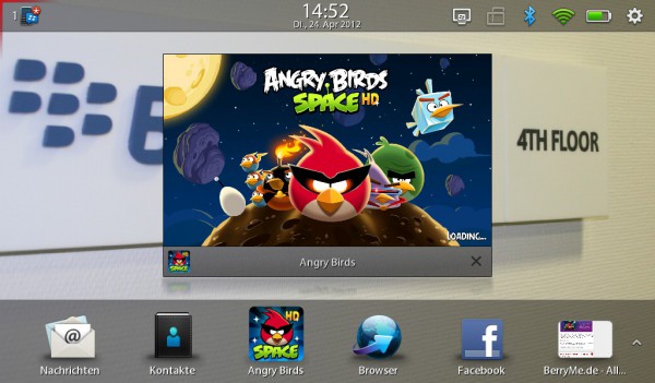 Angry Birds Space für das BlackBerry PlayBook verfügbar (diesmal wirklich)