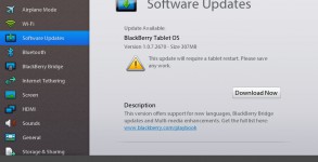 BlackBerry Tablet OS v1.0.7.2670