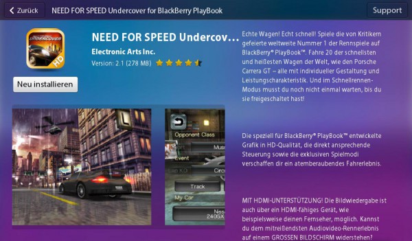 Update für Need for Speed Undercover auf Version 2.1