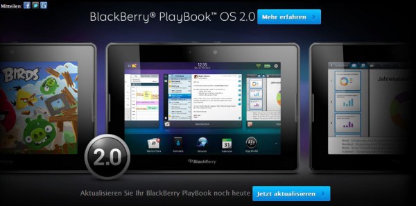 BlackBerry Tablet OS 2.0 – das PlayBook wie es sein sollte – Features und Neuerungen im Überblick