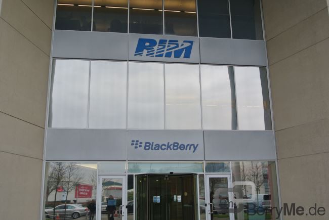 RIM UK EMEA Zentrale - Eingang