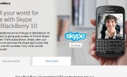 3 Monate Skype Unlimited World kostenlos benutzen mit BlackBerry 10