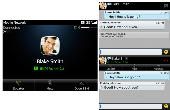 RIM stellt BBM Voice vor – Telefonieren via BBM über WiFi