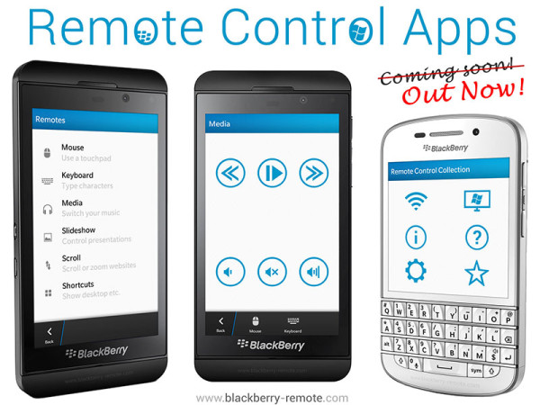 Native Version der Remote Control Collection Pro für BlackBerry 10