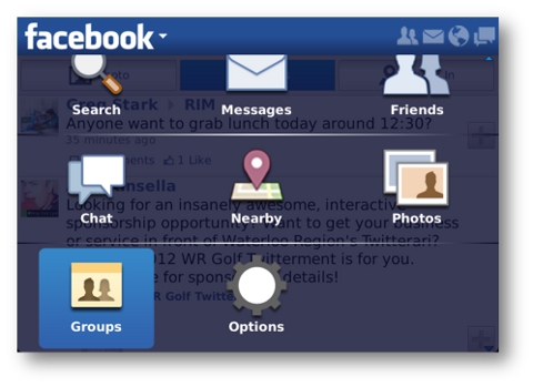 Facebook 3.1 in der BlackBerry AppWorld verfügbar – bringt lang erwartete Gruppenfunktionen mit