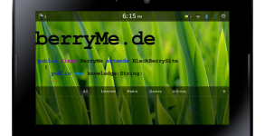 PlayBook Post on berryMe.de